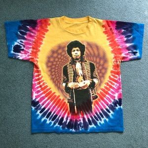 Vintage Single Stitch Jimi Hendrix Tie Dye Shirt